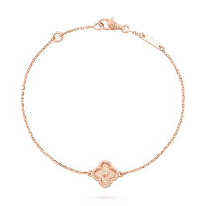 ¡®AuraJewelry¡¯CLOVER SINGLE FLOWER BRACELET