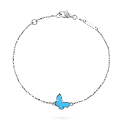 ¡®AuraJewelry¡¯BUTTERFLY TURQUOISE BUTTERFLY BRACELET SILVER