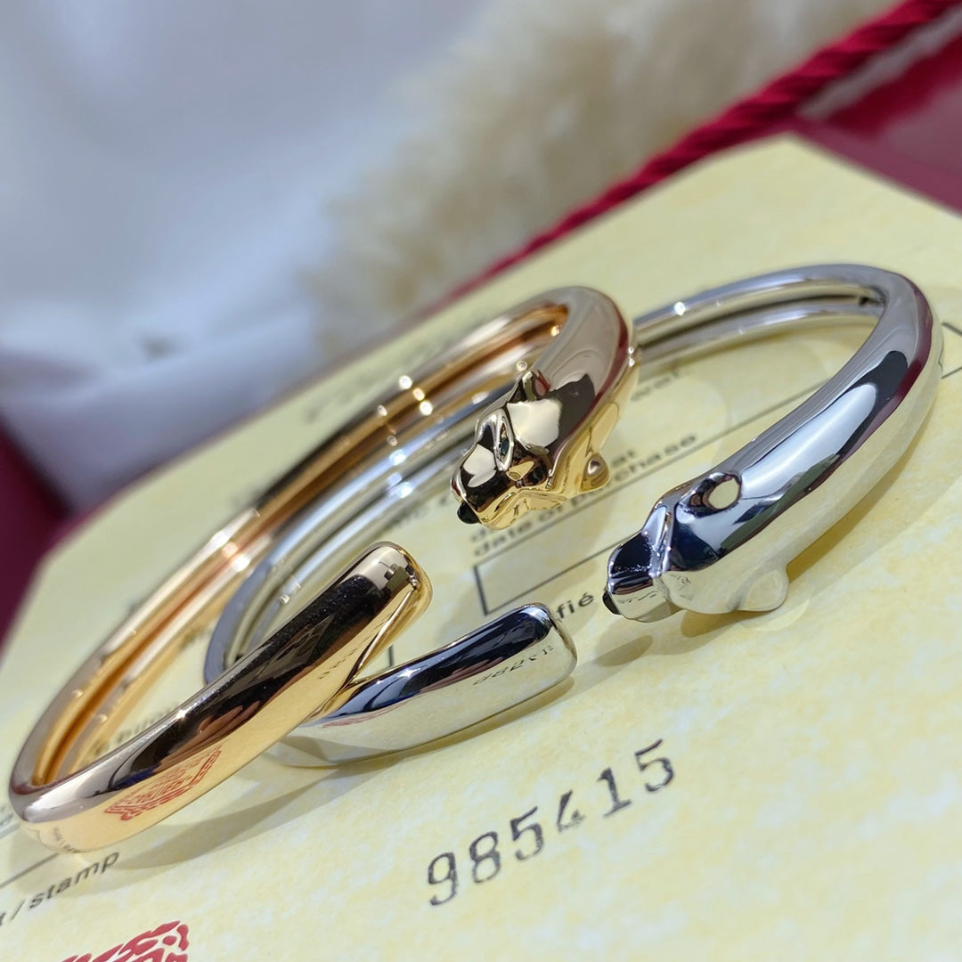 ¡®AuraJewelry¡¯PANTHERE SILVER OPEN BRACELET