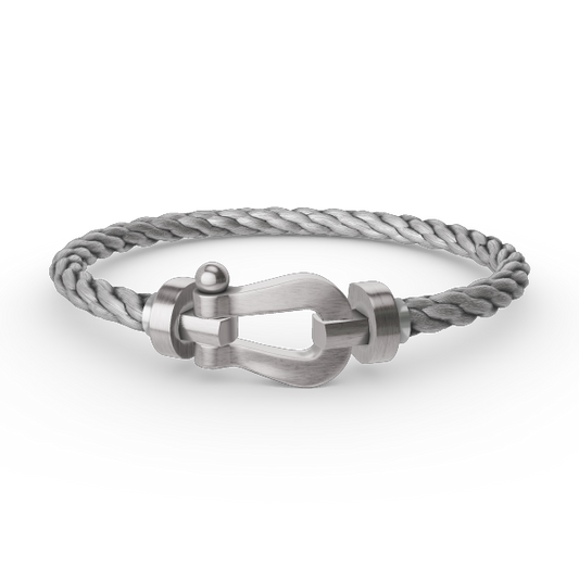 ¡®AuraJewelry¡¯FORCE LARGE HORSESHOE NO DIAMOND BRACELET SILVER